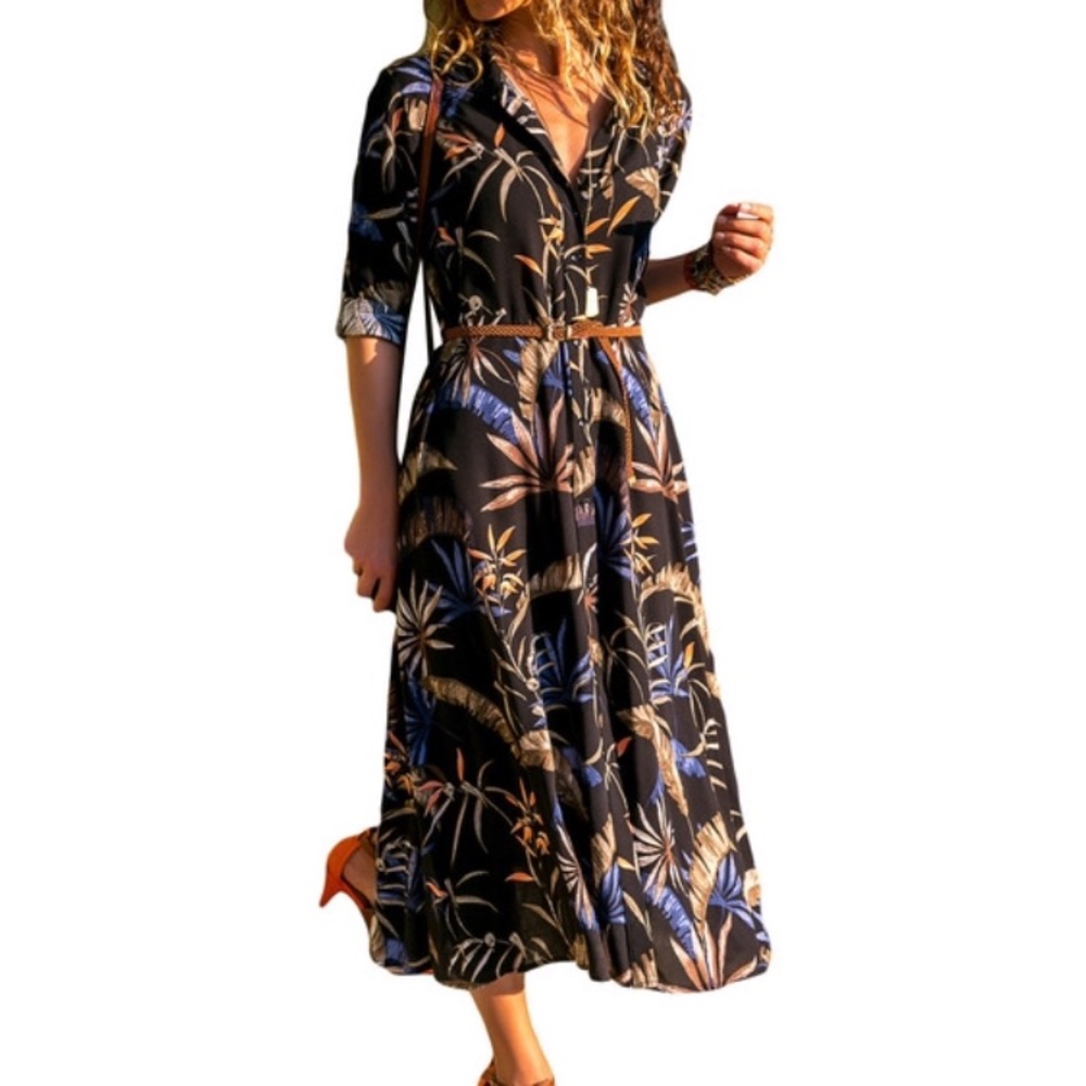 Bohemian floral Maxi Dress